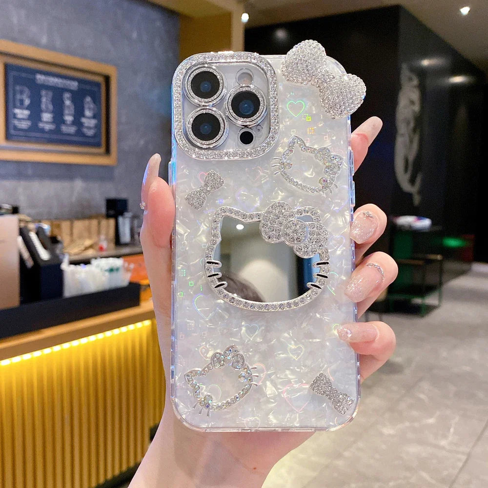 Hello Kitty Handyhülle mit Spiegel