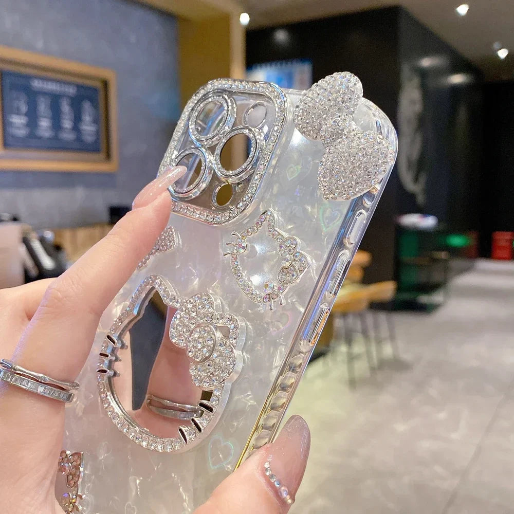 Hello Kitty Handyhülle mit Spiegel