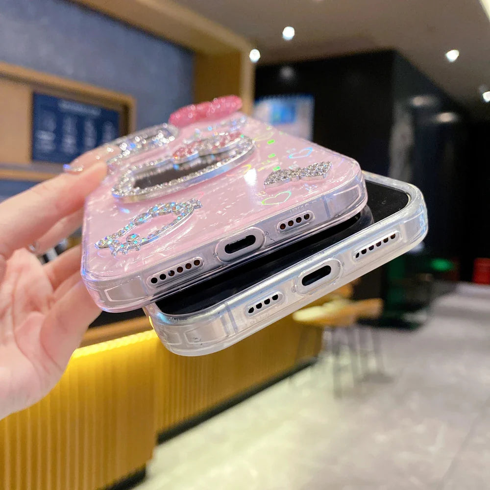 Hello Kitty Handyhülle mit Spiegel